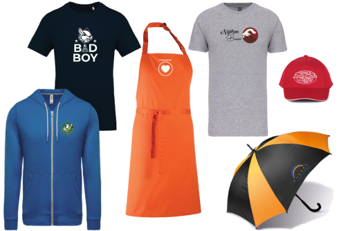 Transfert numérique ou flocage sur textile et accessoires- Brodata Plus