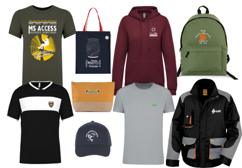 Transfert numérique sur textile et objet - Brodata Plus